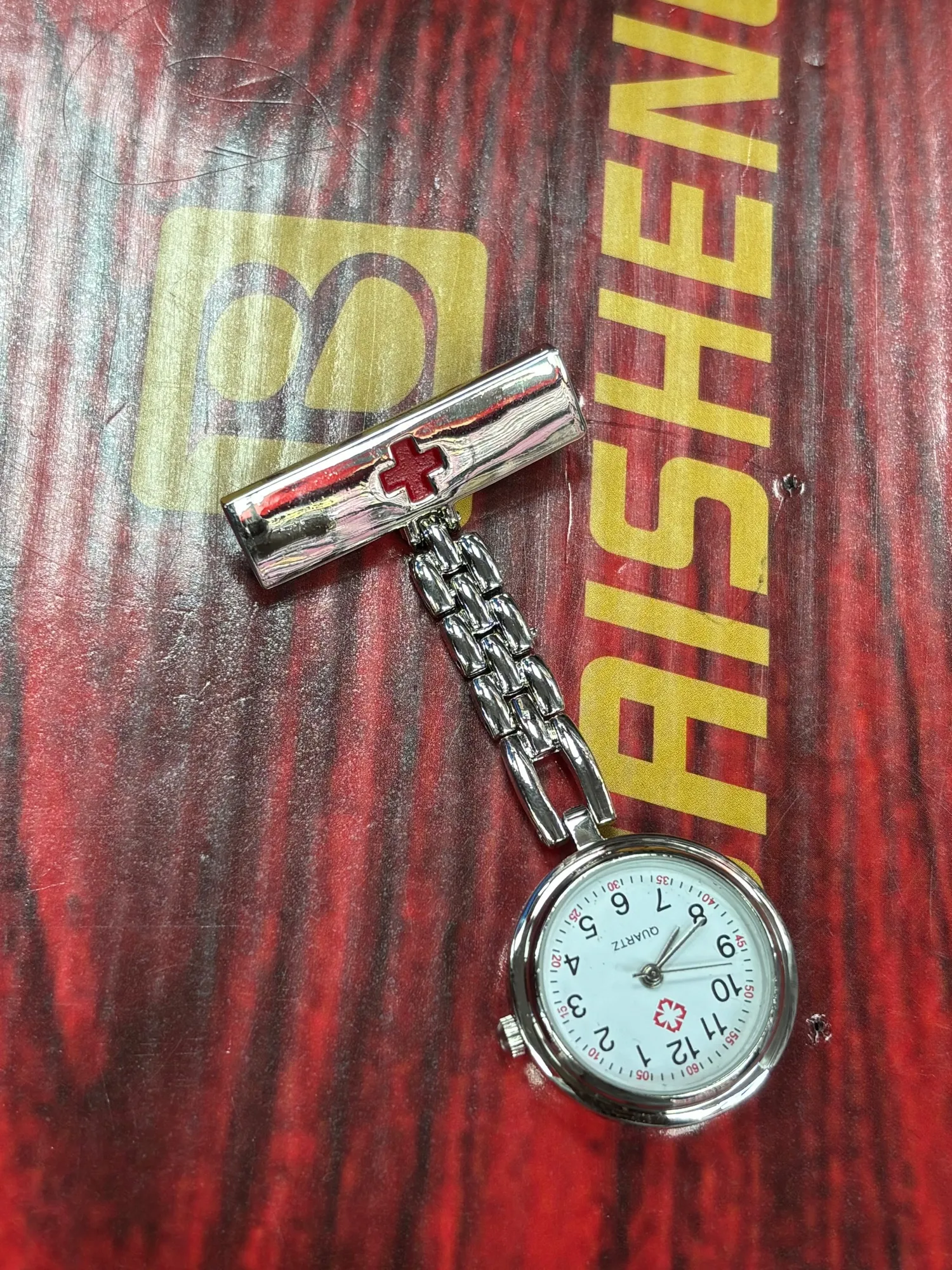 Silver Nurse Hospital Watch