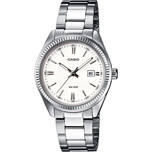 Silver Womens Casual Silver Wristwatch