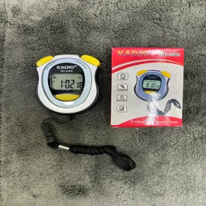 Black Digital Stop Watch Sports