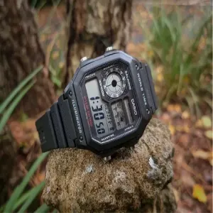 Black New  Digital Sports World Stainless Steel Watch