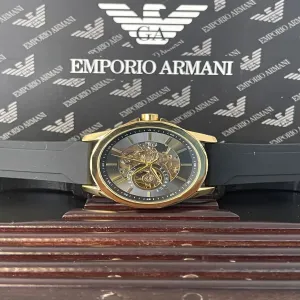 Black New Mens Casual Automatic Watch