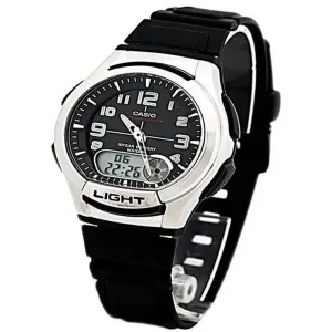 Black New Mens Casual digital+analog wrist watch