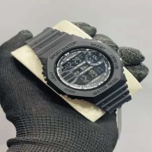 Black New Mens Casual Fashion Sports Watch