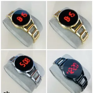 Black New Womens Casual Fashion Touch Watch