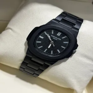 Black New Womens Ladies Casual Fashion Black Watch