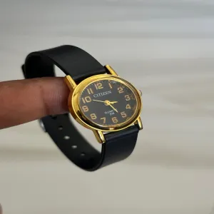 Black Womens Ladies Casual Fashion Number Face Watch