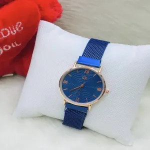 Blue New Womens Casual Megnet Watches