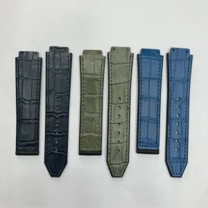 Blue Watch Strap Black/Green/Blue Strap