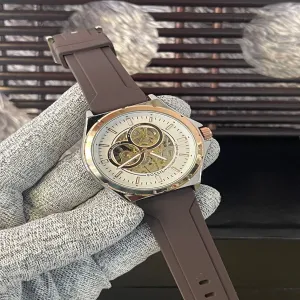 Brown New Automatic Mens boys casual fashion business Watch