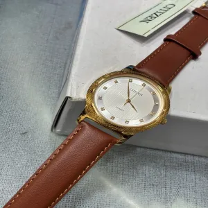 Brown NEW MEN CASUAL  WATCH