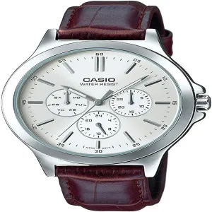 Brown New Mens Casual Lather Strap Watch
