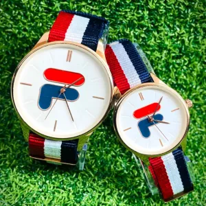 color NEW DENIM STRAP COUPLE  MEN AND WOMEN WATCH