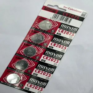 CR2025 Maxell 5pec Battery CR 2016 CR2025 CR2032 CR1220 Lith
