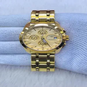 Gold Brown Mens Casual Fashion Wristwatch