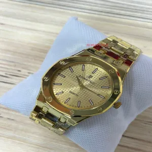 Gold Casual Fashion Watch For Boys