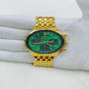 Gold Mens And Boys Gold Wrist Watch