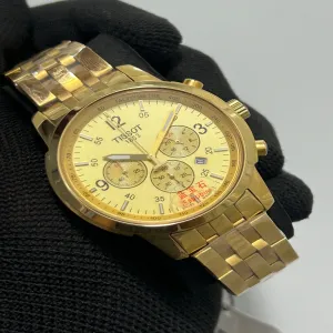GOLD Mens Casual Fashion  business Watch