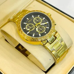 Gold New Mens And Boys Casual Gold/Two Tone Orix Watch