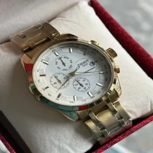gold New Mens Casual Watch