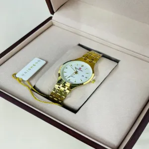 Gold New Womens Casual Black/Silver/Gold/Two Tone Watch