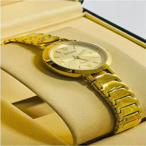 Gold New Womens Fashion Gold Watch
