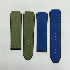 Green Lather Green Blue Strap Watch