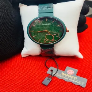 Green Womens Casual BARASTI MATT WATCH For Girls Gift