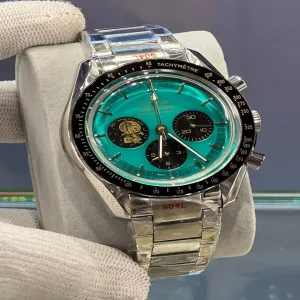 Light blue NEW MEN CASUAL SILVER WATCH