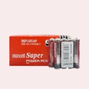 Red 40 pcs Maxell AA Battery