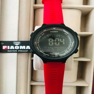 Red Mens And Boys Digital Sports Watch
