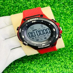 Red Mens Boys Casual Watch