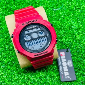 Red New Mens Boys Casual Fashion Sports Piaoma Watch