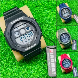 Red New Mens Piaoma digital Sports Watch