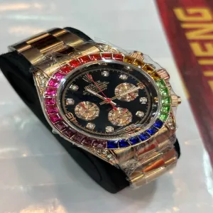 Rose Gold Mens Fashion Casual Watch