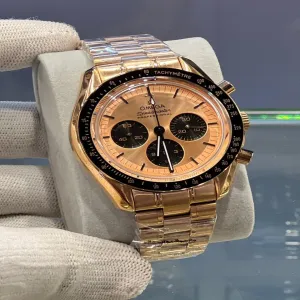Rose Gold Speedmaster Rosegold Chronograph Quartz.