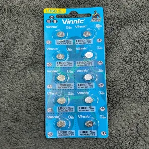 Silver 10 PCS LR66 AG4 L626F ALKALINE BATTERY