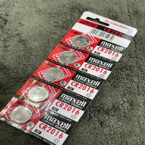 Silver 5 PCS  3V CR2016 MAXELL Lithium Battery