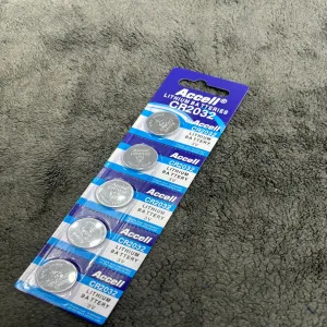 Silver 5 PCS Accell 2032  LITHIUM BATTERY 3 V