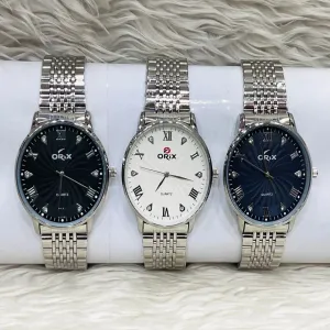 Silver Casual Mens Watch