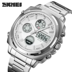 Silver Mens And Boys Casual Silver/Black Watches