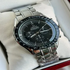 Silver Mens Boys Casual fashion watch