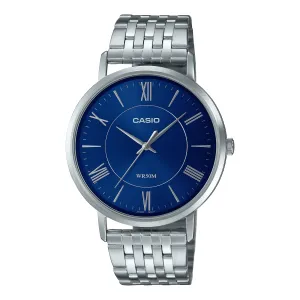 Silver Mens Casual Analog MTP-B110D-7AV Watch