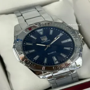 Silver Mens Casual Boys Fashion Watch