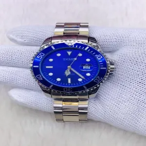 Silver Mens Casual Fashion Wristwatch