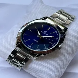 Silver Mens Casual Silver Watch
