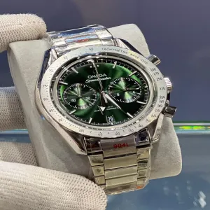 Silver mens Chronograph Quartz.