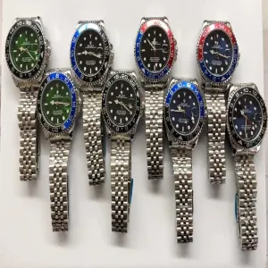 Silver Mens Fashion Rolex Watch Boys