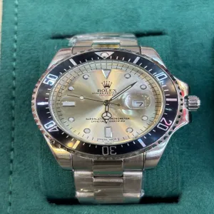 Silver New Boys Casual  Rolex Watch
