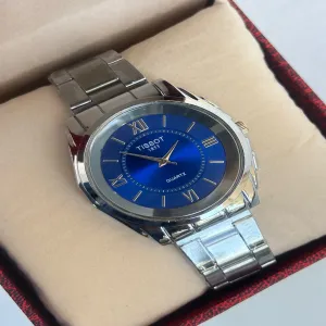Silver New Boys Men Casual  Wristwatch