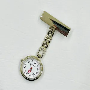 Silver NEW HOSPITAL NURSING SILVER WATCH FOR LADIES